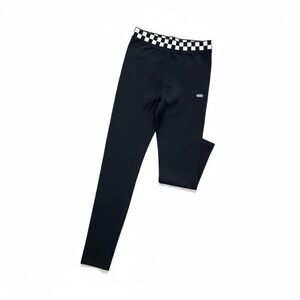 Vans Women's Black Joggers with Checkered Waistband
